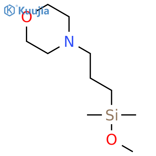 Morpholine,4-[3-(methoxydimethylsilyl)propyl]- structure