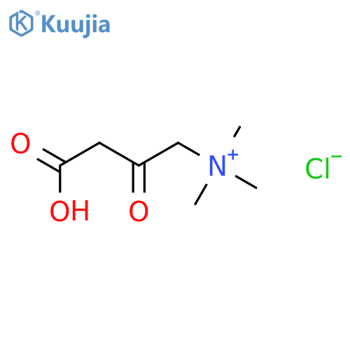 3-Carboxy-N.N,N-trimethyl-2-oxo-1-propanaminium Chloride structure