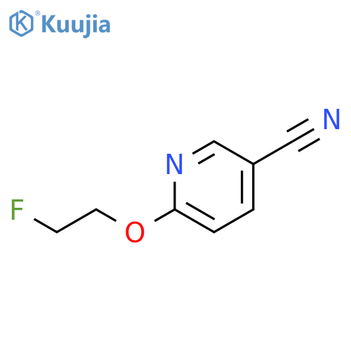 6-(2-Fluoroethoxy)-nicotinonitrile structure