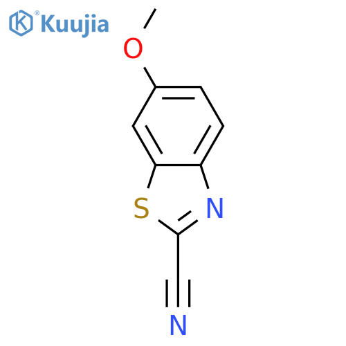 6-methoxy-1,3-benzothiazole-2-carbonitrile structure