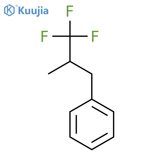 (3,3,3-trifluoro-2-methylpropyl)benzene structure