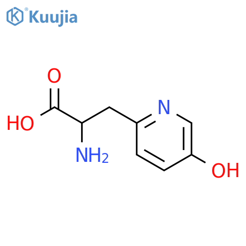 2-Pyridinepropanoicacid, a-amino-5-hydroxy- (9CI) structure