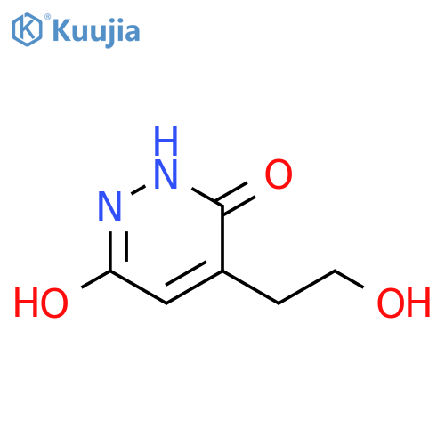 6-hydroxy-4-(2-hydroxyethyl)-3(2H)-Pyridazinone structure