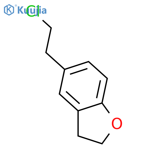 5-(2-Chloroethyl)-2,3-dihydrobenzofuran structure