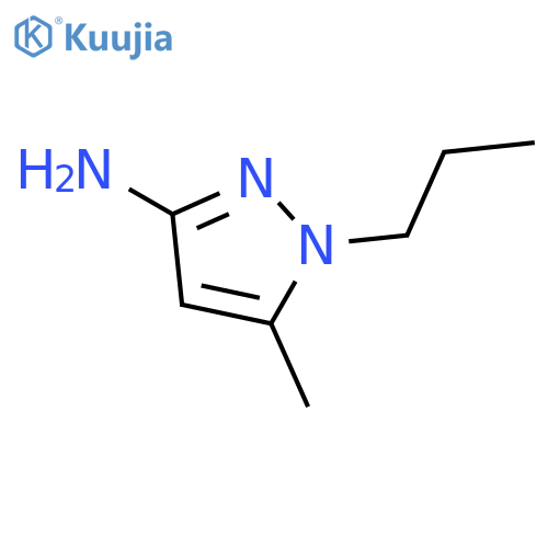 5-Methyl-1-propyl-1H-pyrazol-3-amine structure