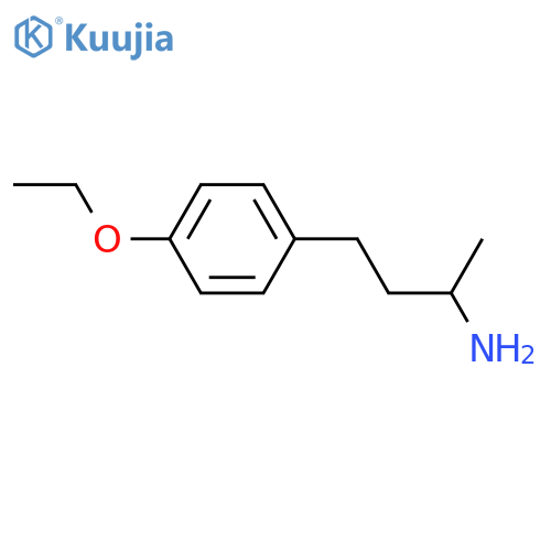 4-(4-ethoxyphenyl)butan-2-amine structure