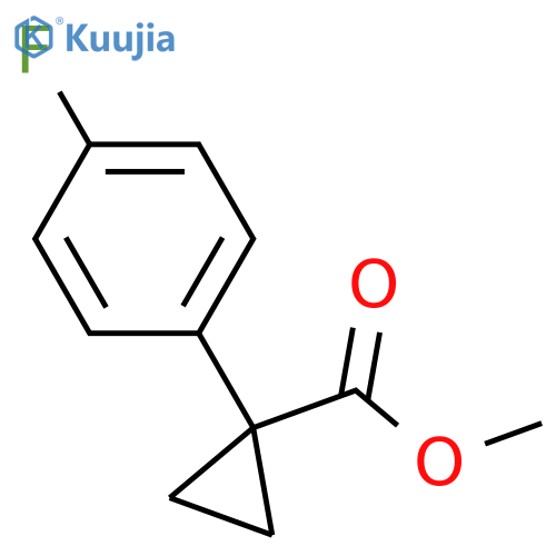Methyl 1-(4-fluorophenyl)cyclopropanecarboxylate structure