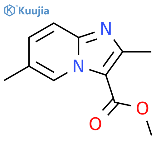 2,6-dimethyl-Imidazo[1,2-a]pyridine-3-carboxylic acid methyl ester structure