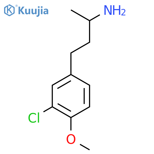 4-(3-Chloro-4-methoxyphenyl)butan-2-amine structure