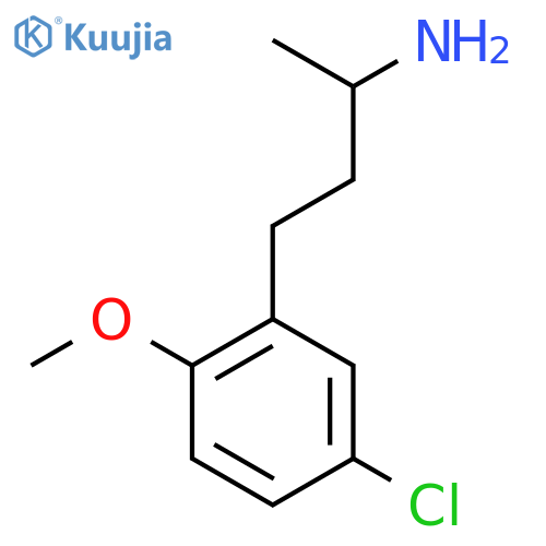 4-(5-Chloro-2-methoxyphenyl)butan-2-amine structure