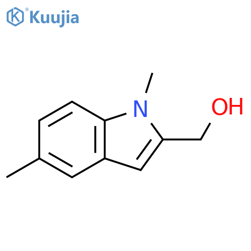 1H-Indole-2-methanol, 1,5-dimethyl- structure