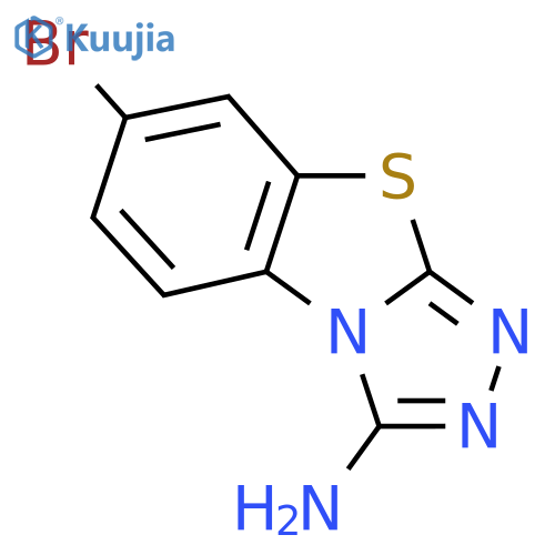 10-bromo-7-thia-2,4,5-triazatricyclo6.4.0.0^{2,6}dodeca-1(8),3,5,9,11-pentaen-3-amine structure