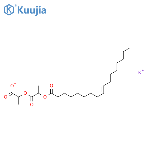 potassium 2-(1-carboxylatoethoxy)-1-methyl-2-oxoethyl oleate structure