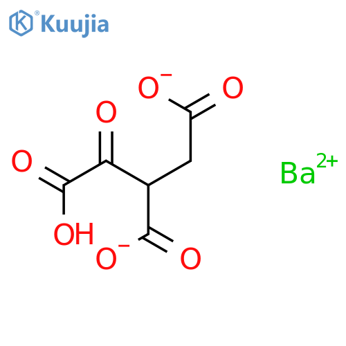 1,2,3-Propanetricarboxylicacid, 1-oxo-, barium salt (1:1) structure
