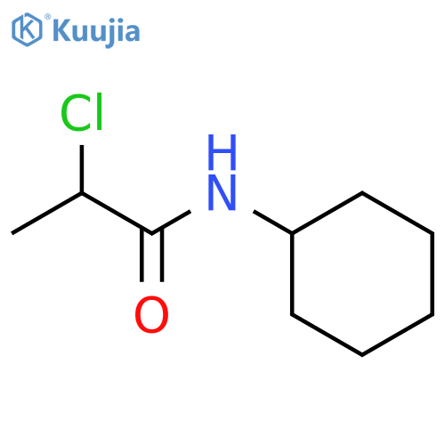 2-chloro-N-cyclohexylpropanamide structure