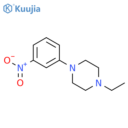 1-Ethyl-4-(3-nitrophenyl)piperazine structure