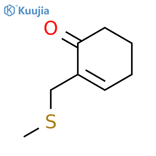 2-Cyclohexen-1-one, 2-[(methylthio)methyl]- structure