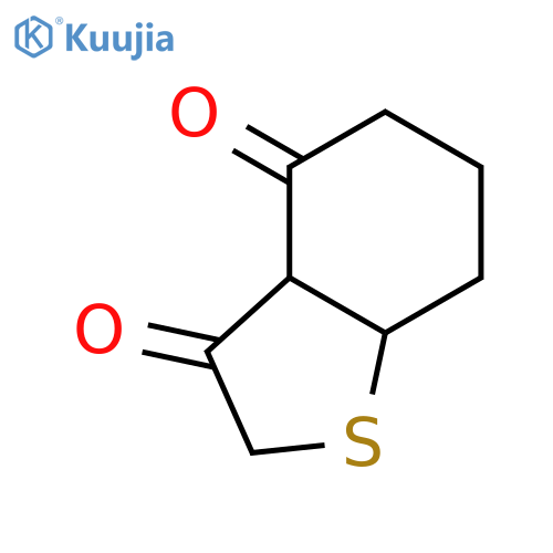 Benzo[b]thiophene-3,4(2H,3aH)-dione, tetrahydro- structure