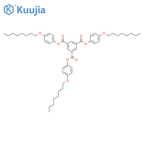 1,3,5-Benzenetricarboxylic acid, tris[4-(octyloxy)phenyl] ester structure