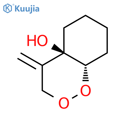 1,2-Benzodioxin-4a(5H)-ol, hexahydro-4-methylene-, cis- structure