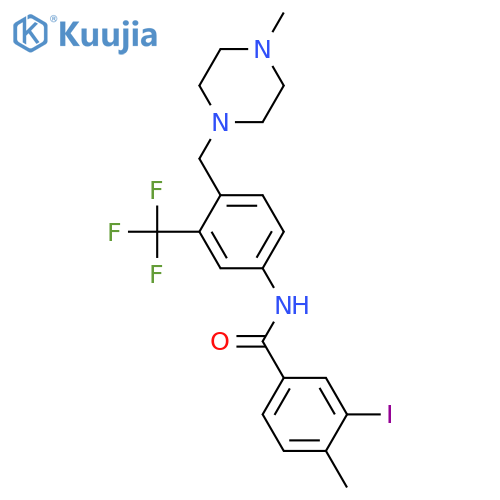 3-Iodo-4-methyl-N-4-(4-methyl-1-piperazinyl)methyl-3-(trifluoromethyl)phenylbenzamide structure