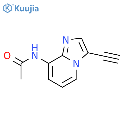 N-(3-ethynylimidazo[1,2-a]pyridin-8-yl)-Acetamide structure