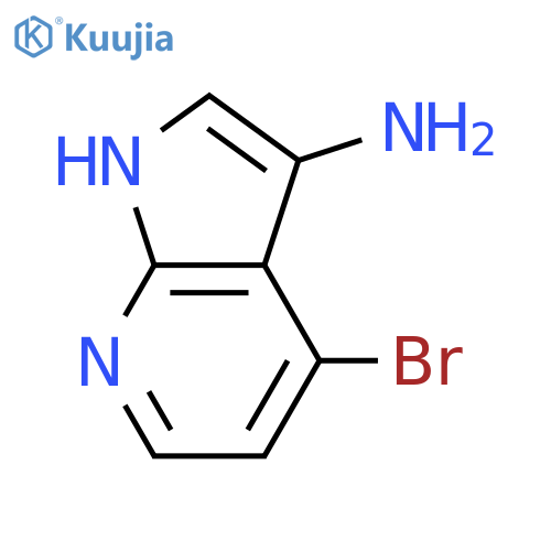 4-Bromo-1H-pyrrolo[2,3-b]pyridin-3-amine structure