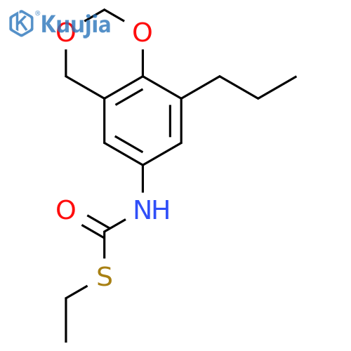 Carbamothioic acid, (8-propyl-4H-1,3-benzodioxin-6-yl)-, S-ethyl ester structure