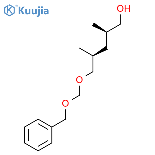 1-Pentanol, 2,4-dimethyl-5-[(phenylmethoxy)methoxy]-, (R*,S*)- structure