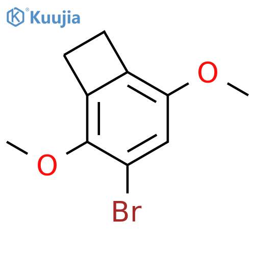 Bicyclo[4.2.0]octa-1,3,5-triene, 3-bromo-2,5-dimethoxy- structure