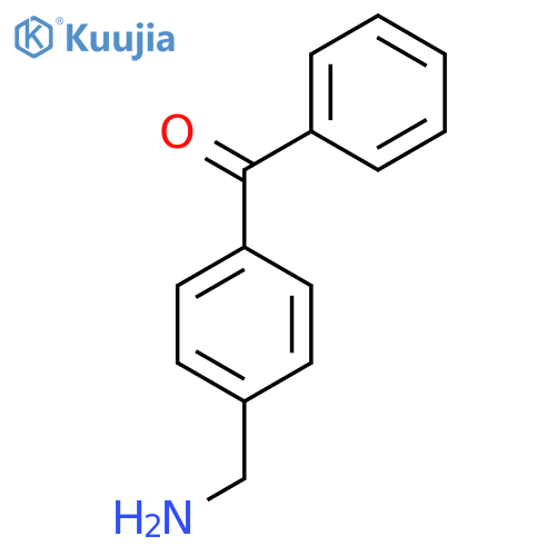 Methanone, [4-(aminomethyl)phenyl]phenyl- structure