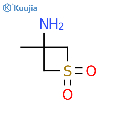 3-methyl-1,1-dioxo-thietan-3-amine structure