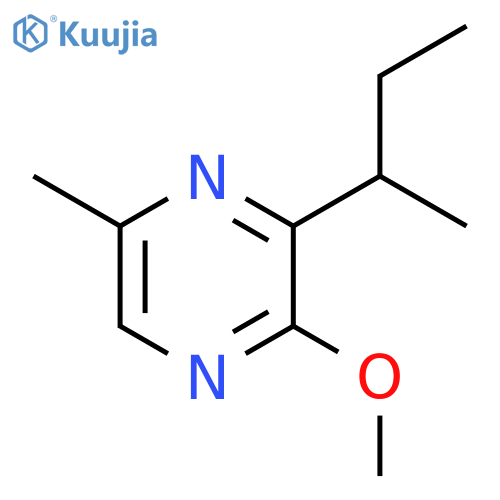 Pyrazine,2-methoxy-5-methyl-3-(1-methylpropyl)- structure