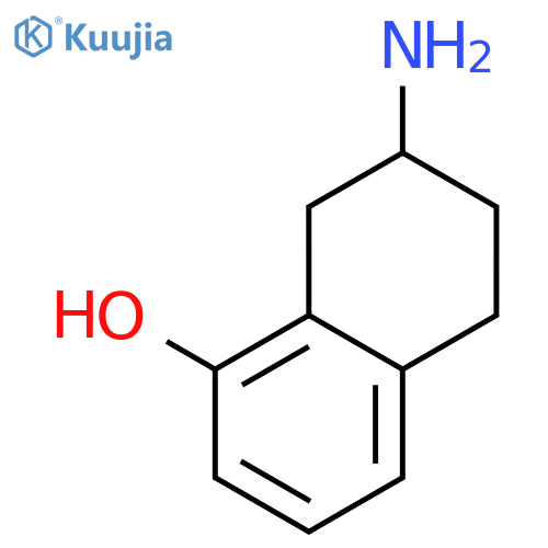1-Naphthalenol, 7-amino-5,6,7,8-tetrahydro-, (±)- structure