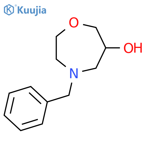 4-Benzyl-1,4-oxazepan-6-ol structure