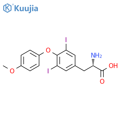 (S)-2-Amino-3-(3,5-diiodo-4-(4-methoxyphenoxy)phenyl Propanoic Acid structure