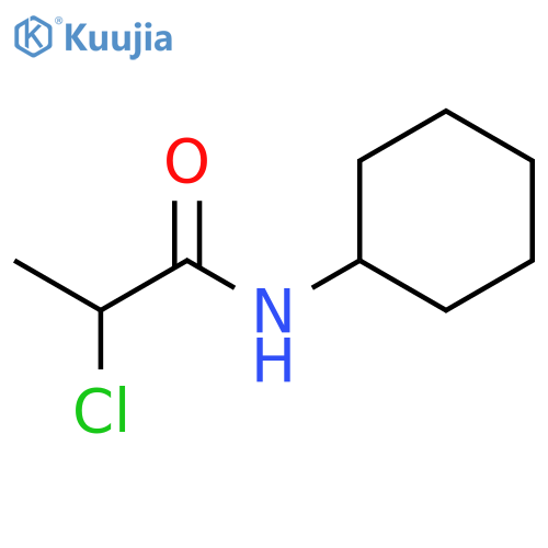 Propanamide, 2-chloro-N-cyclohexyl-, (S)- structure