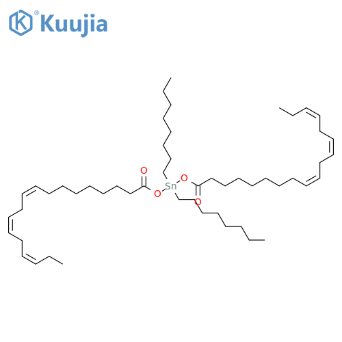 Stannane,dioctylbis[(1-oxo-9,12,15-octadecatrienyl)oxy]-, (all-Z)- (9CI) structure