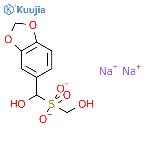 Methanediol,1,3-benzodioxol-5-yl-, monosulfite, monosodium salt (9CI) structure