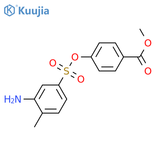 methyl 4-[[(3-amino-4-tolyl)sulphonyl]oxy]benzoate structure