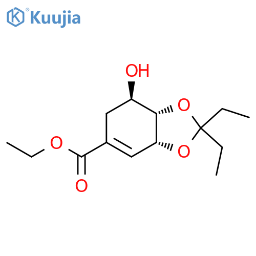 3,4-O-(Diethylmethylidene) Shikimic Acid Ethyl Ester structure