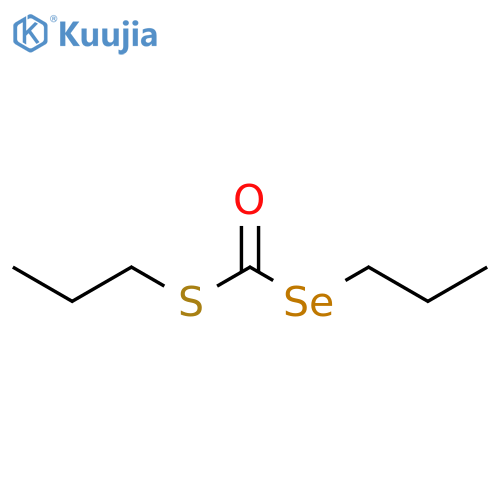 Carbonoselenothioic acid, S,Se-dipropyl ester structure