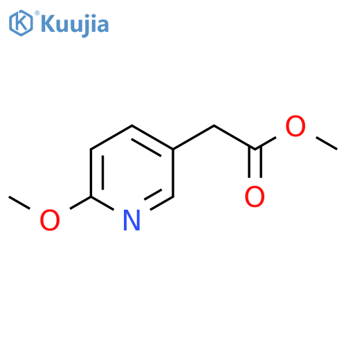 Methyl 2-(6-methoxypyridin-3-yl)acetate structure