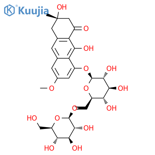 torosachrysone 8-beta-D-gentiobioside structure