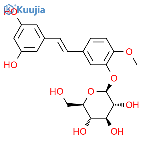 Rhapontigenin 3'-O-glucoside structure