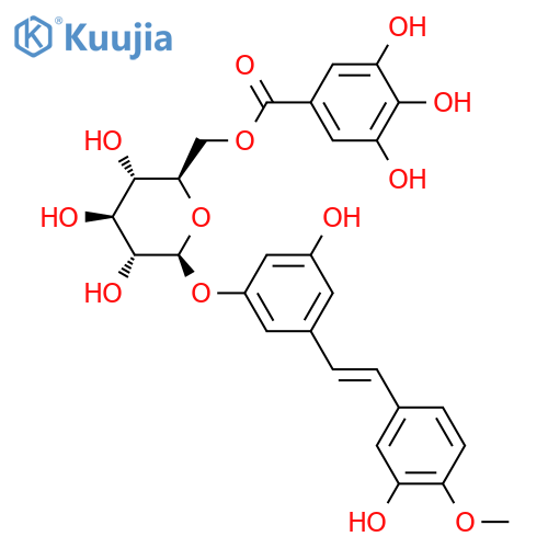 rhaponticin 6"-gallate structure