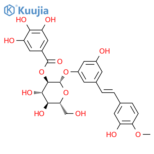rhaponticin 2"-gallate structure
