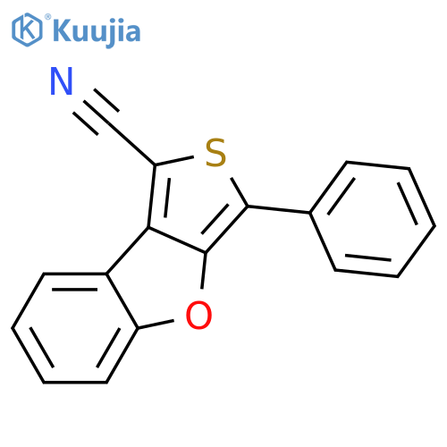 Thieno[3,4-b]benzofuran-1-carbonitrile, 3-phenyl- structure
