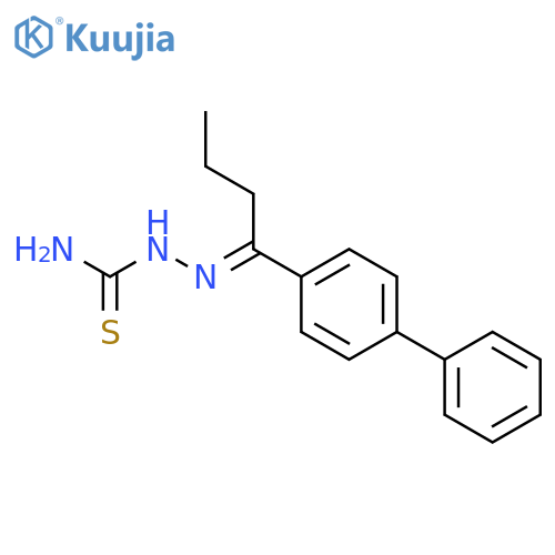 Hydrazinecarbothioamide, 2-(1-[1,1'-biphenyl]-4-ylbutylidene)- structure