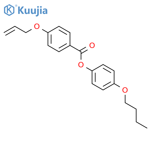 Benzoic acid, 4-(2-propenyloxy)-, 4-butoxyphenyl ester structure